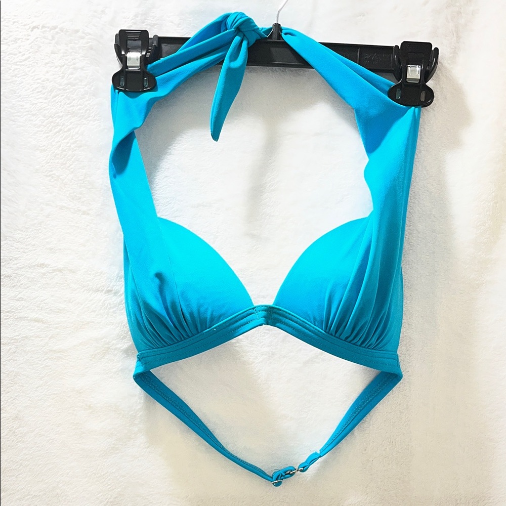 VENUS Turquoise Halter Bikini Top
